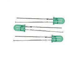 Minatronics MNT1215203 5 mm Flash Light Emitting Diodes, Green