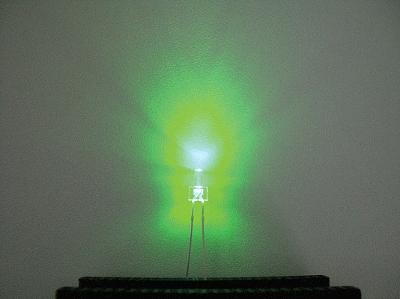 Minatronics MNT1282205 2 mm Clear Tower LED, Green