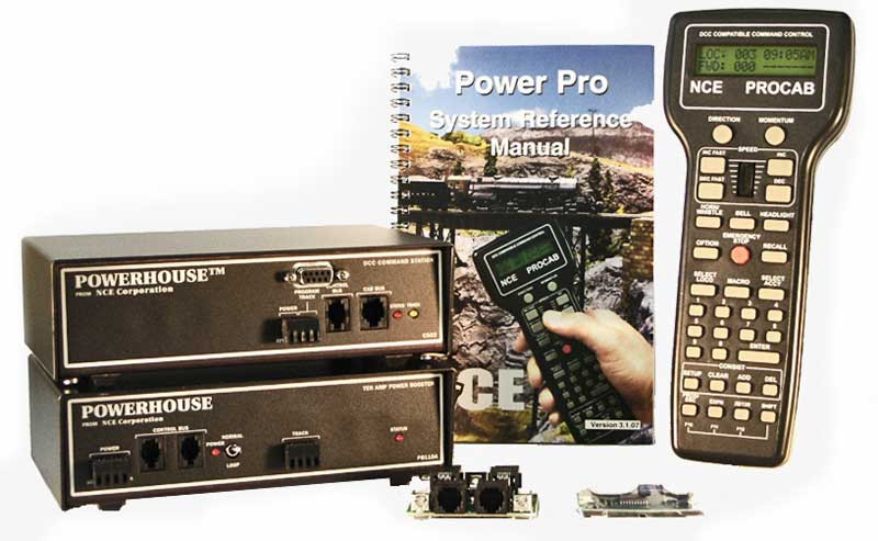 Picture of NCE NCE0006 Powerhouse Pro 10 10-Amp Digital Command Control Starter Set
