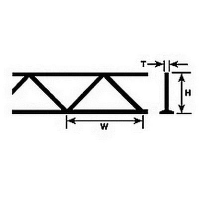 PLS90416 062 in. OTS-20 Warren Style Open Web Truss