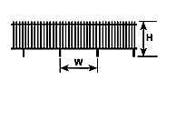 PLS90458 FEN-31 1-500 Fence Picket