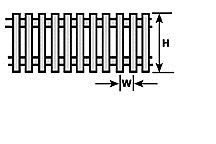 PLS90467 FEN-68 1-48 O Scale Picket Fence
