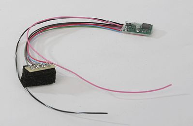 Train Control Systems  3.5 in. FL4P Decoder Harness with NMRA Plug