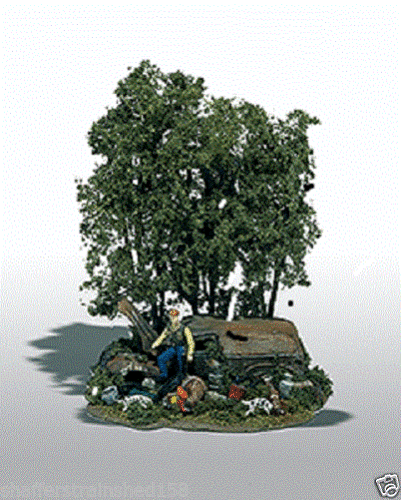 WOO104 The Hunter Mini-Scene Unpainted Metal Kit