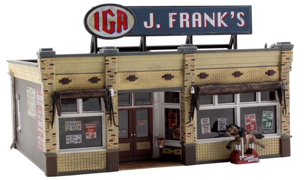 WOO5050 HO Scale J. Franks Grocery