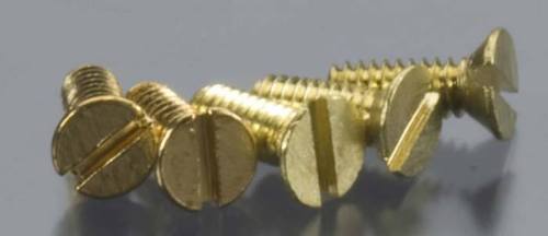 WOO854 0.25 in. 2-56 Flat Head Screws - 5 per Pack
