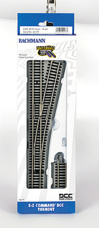 HO E-Z Command Right Hand Turnout Track No.5