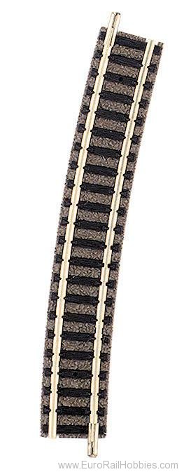 FLM9131 15 deg N Scale R3 N Scale Curved Rail Track