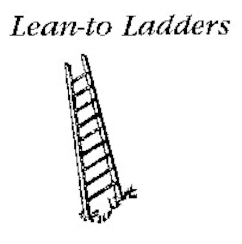 JLI555 Custom Lean-to-Ladders, Pack of 4