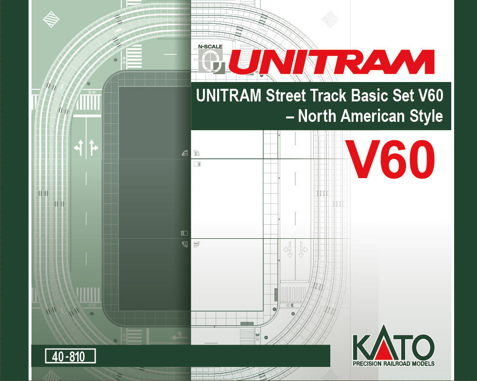 N Gauge Unitram Street Track Basic Set V60