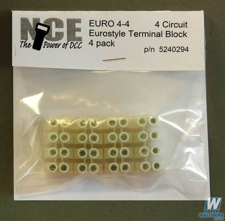 4-Circuit Eurostyle Terminal Strips - Pack of 4