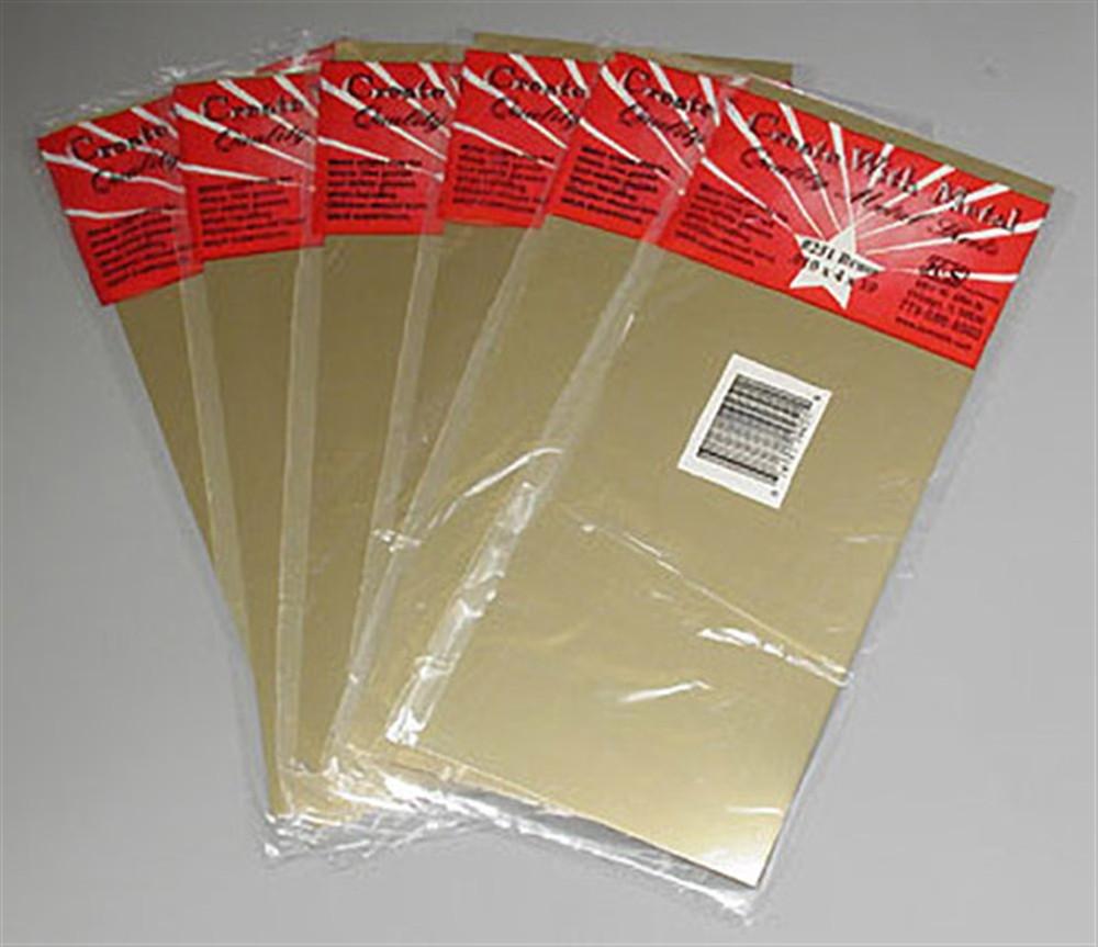 K-S251 Brass Metal Sheet - 0.01 in.