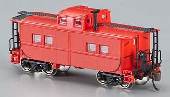 BAC16856 Northeast Steel Caboose Painted Unlettered N