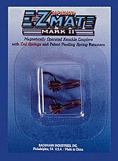 BAC78026 Ho Scale Ezmate Center Shank Coupler- Short