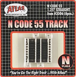 Picture of Atlas Track ATL2006 1.25 in. Straight Code 55 - 6 Pieces
