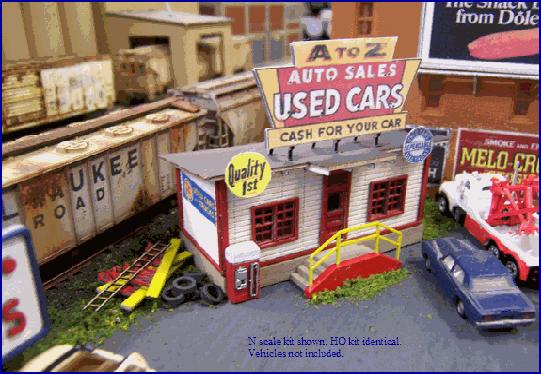 Picture of Blair Line BLR097 N Scale A-To-Z Used Cars Trains
