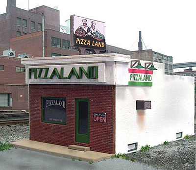 Picture of Blair Line BLR296 O Scale Pizzaland Building from Blair Line Models