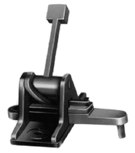 0.19 in. Ground Throw  Rigid Stand