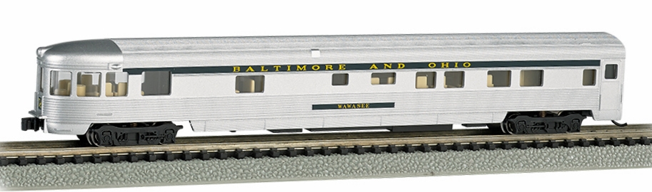 BAC14553 85 ft. Baltimore & Ohio Fluted Observation