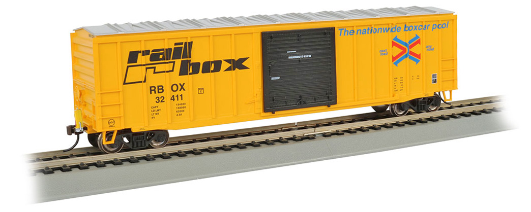 BAC14901 HO Scale 50 ft. Outside Braced Box Car with FRED - Railbox