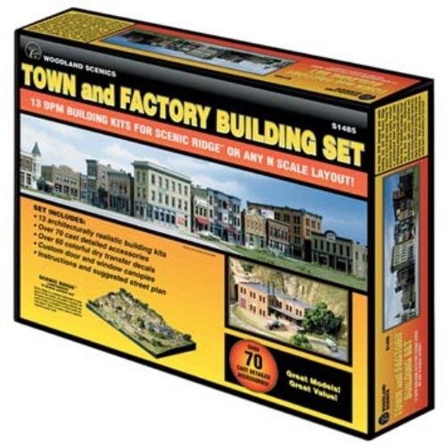WOO1485 N Town & Factory Set Structure Kit