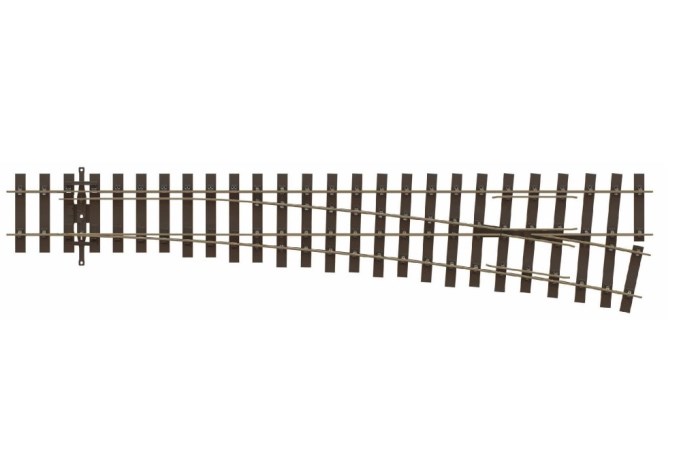 PCOSL-U1188 Large Radius Right Hand Turnout Bullhead Track Unifrog