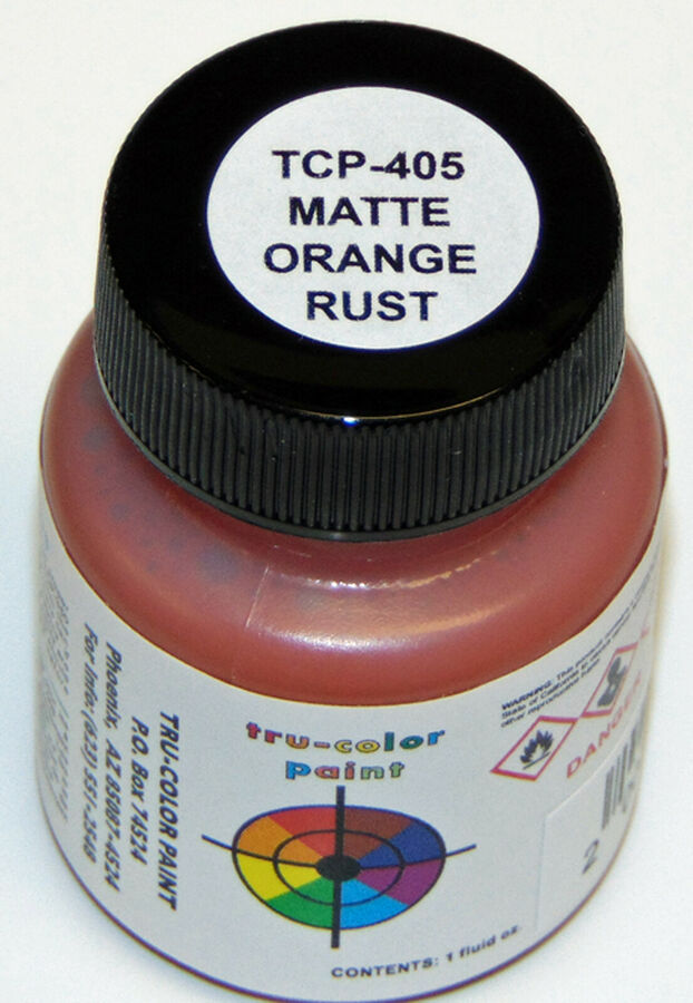 Acrylic Paint, Matte Orange Rust