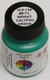 TCP736 High Gloss Bright Calypso Green Poly Paint