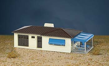 Picture of Bachmann BAC45156 HO Ranch House - Cream &amp; Brown