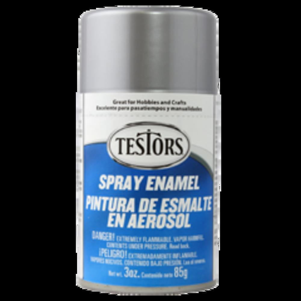 TES1246T Metallic Silver Spray Enamel