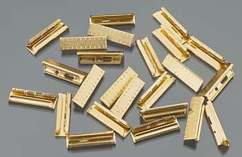 BAC94657 Brass Rail Joiners - G Scale Brass Model Train Track, 24 Pieces