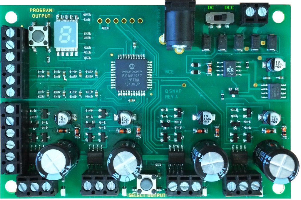NCE0153 Q-Snap, Control for 4 Twin Coil Type Switch Machines