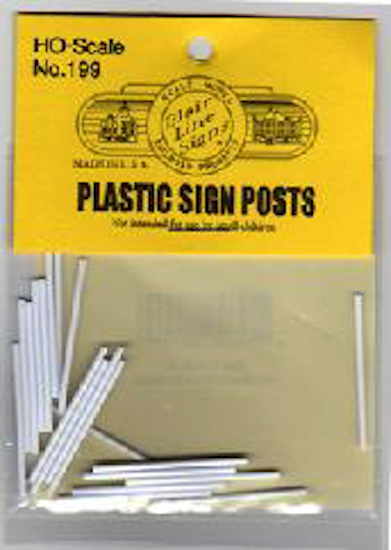 Picture of Blair Line BLR199 HO Plastic Posts 20EA