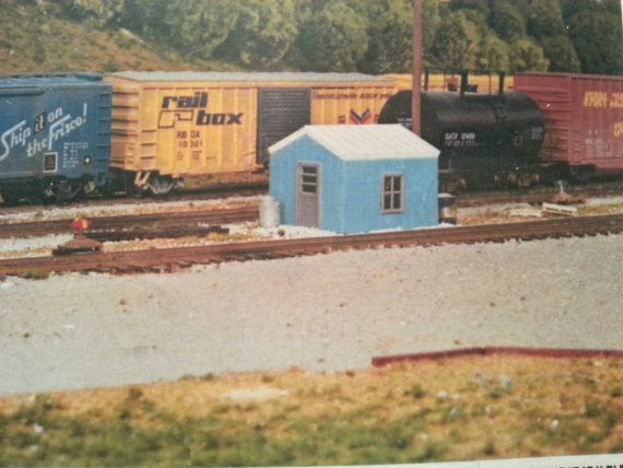 PKS0005 HO Scale Yard Utility Building Kit - N Scale Model Railroad Building