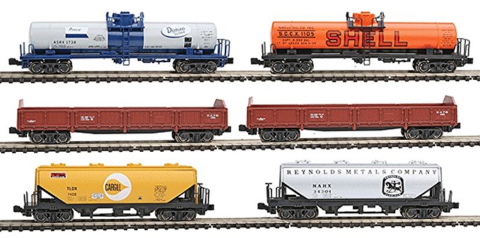 KAT1066275 N Scale Mixed Freight TraiN Scale Set
