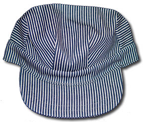 RailroadEngineer  Blue Strap Toddler Kids Hat
