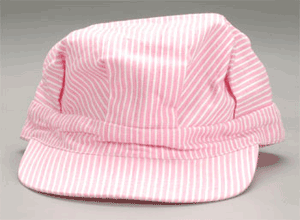 RailroadEngineer BKPHTPSA Pink Adult Strap Back Hat