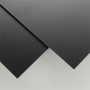 EVG9117 0.080 x 8 x 21 in. Plastic Styrene Black Sheet