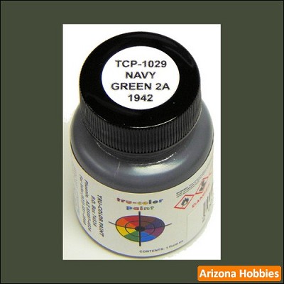 Navy Green 2-A 1942 Paint Bottle