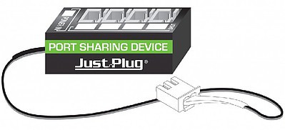 WOO5681 Just Plug - Port Sharing Device