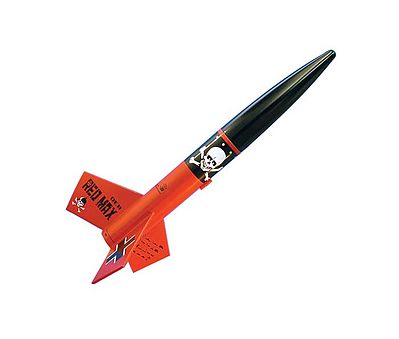 Picture of Estes EST0651 18 mm Der Max Sandar Flying Model Rocket Kit - Red