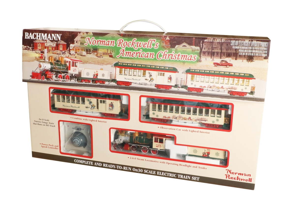 Picture of Bachmann BAC25023 O Scale Norman Rockwell Christmas Train Set