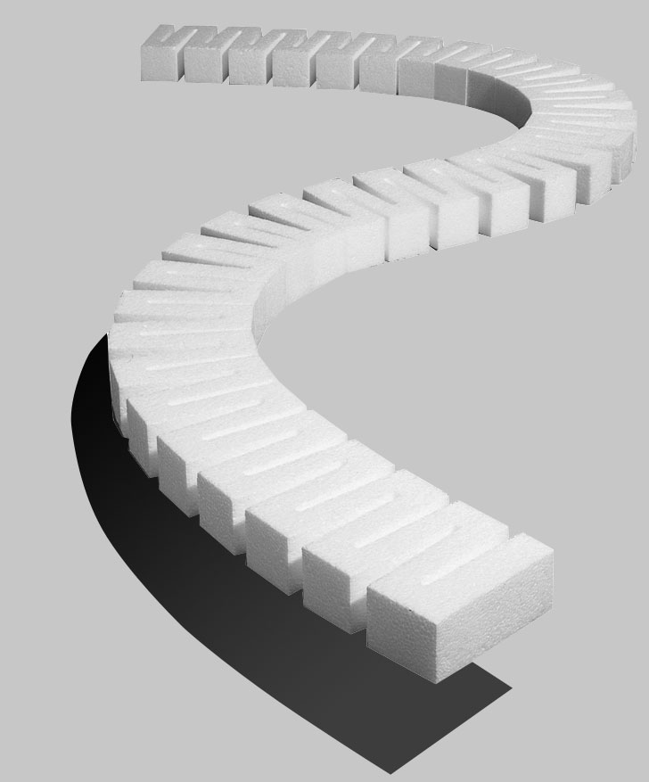 1 HO Riser - 13 Piece