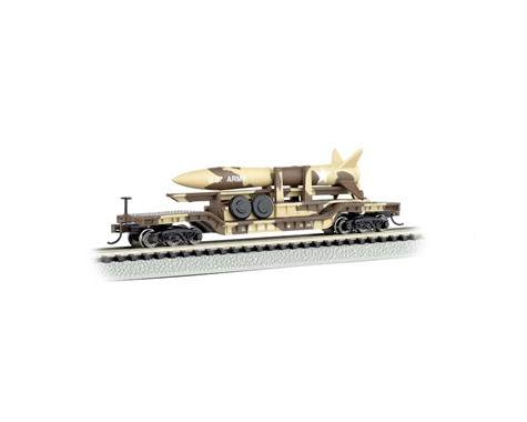 BAC71397 N Scale Flat Car with Missle