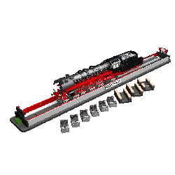 BAC39024 HO Scale Rolling Road with Drive Wheel Cleaning - 10 Piece