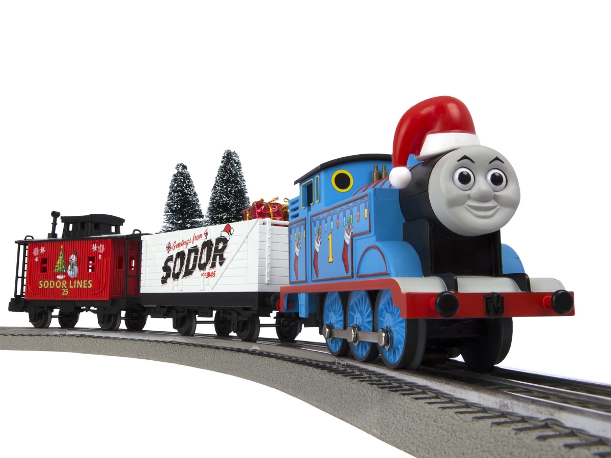 Picture of Lionel LNL85324 O Scale Thomas & Friends Christmas Freight LionChief Set with Bluetooth
