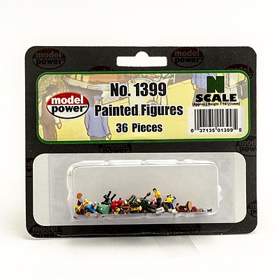 Picture of Model Power MDP1399 36 Piece N Scale Painted Figures