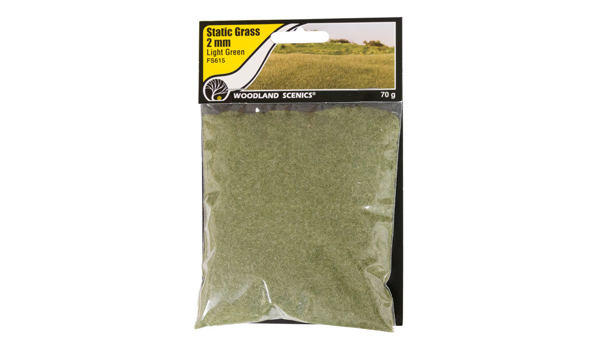 WOO615 2 mm Static Grass - Light Green