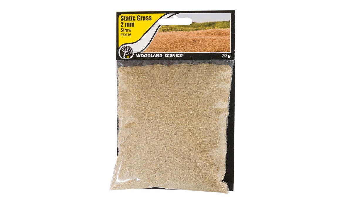WOO616 2 mm Static Grass - Straw