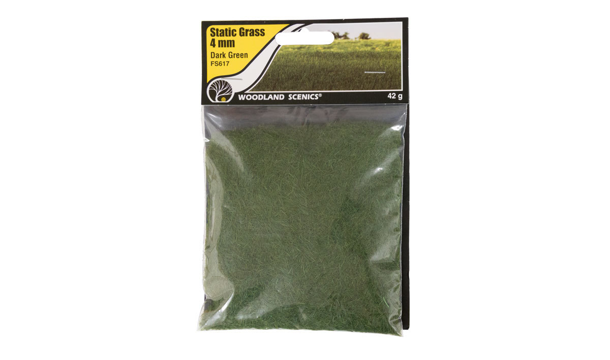 WOO617 4 mm Static Grass - Dark Green